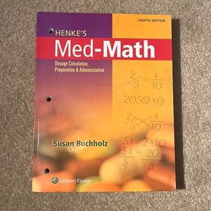 Henke’s Med Math nursing textbook